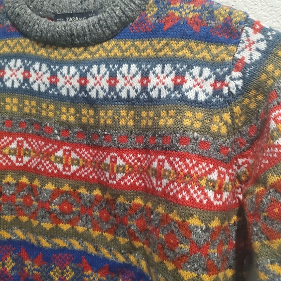 Zara Knit Crewneck Sweater - Picture 2 of 5